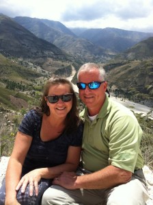 Tony & Mickie on the way home from church in Thoman