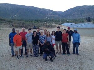 The Pensacola team before leaving Hope Center