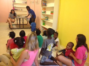 Alex & Rachel lead the Easter Week VBS with the orphanage kids and Rachel & Macey hang out with the kids. 