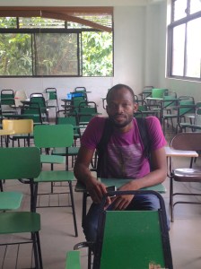 This is Jores in one of his classrooms. 