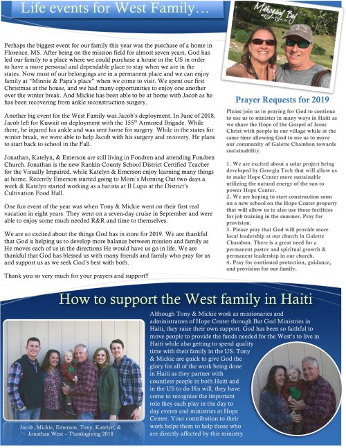 Newsletter April 2019 pg 2